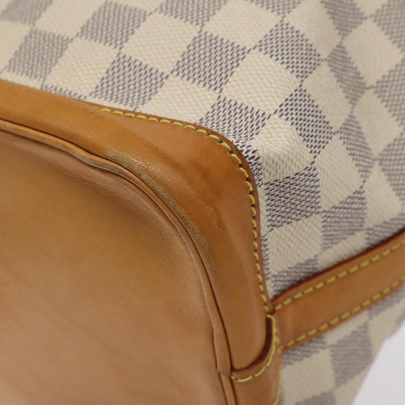 LOUIS VUITTON Damier Azur Noe BB Shoulder Bag N41220 LV Auth 125596