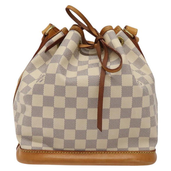 LOUIS VUITTON Damier Azur Noe BB Shoulder Bag N41220 LV Auth 125596