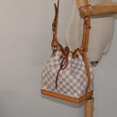 LOUIS VUITTON Damier Azur Noe BB Shoulder Bag N41220 LV Auth 125596-21