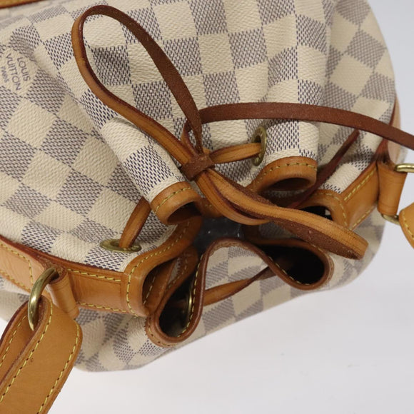 LOUIS VUITTON Damier Azur Noe BB Shoulder Bag N41220 LV Auth 125596