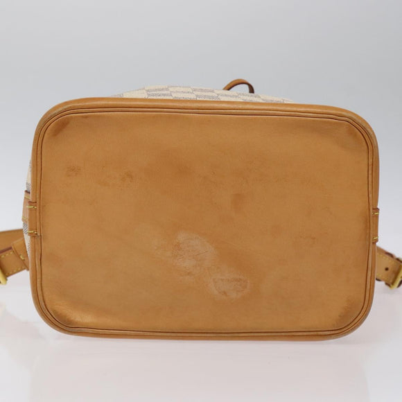 LOUIS VUITTON Damier Azur Noe BB Shoulder Bag N41220 LV Auth 125596