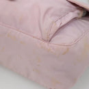 PRADA Shoulder Bag Nylon Pink Silver Auth 125599-14