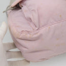 PRADA Shoulder Bag Nylon Pink Silver Auth 125599-15