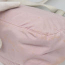 PRADA Shoulder Bag Nylon Pink Silver Auth 125599-16