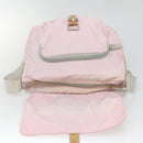 PRADA Shoulder Bag Nylon Pink Silver Auth 125599-10