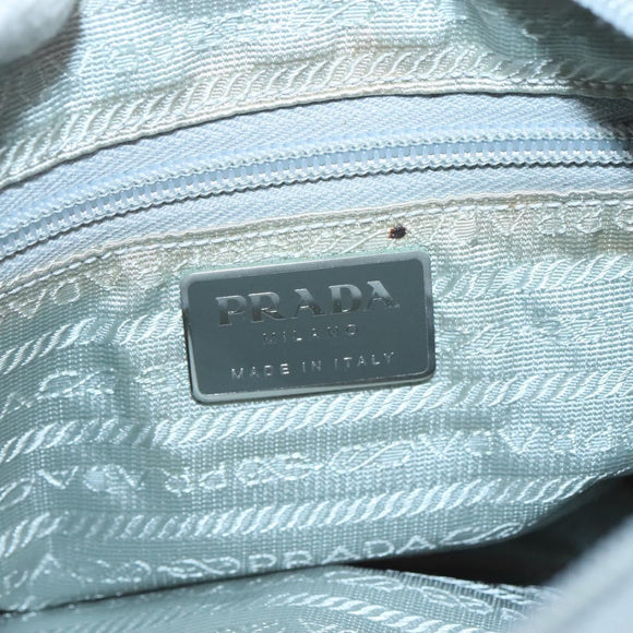 PRADA Shoulder Bag Nylon Pink Silver Auth 125599