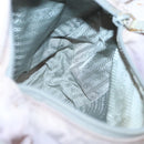 PRADA Shoulder Bag Nylon Pink Silver Auth 125599-21