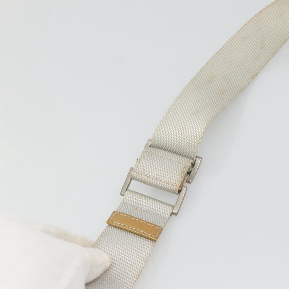 PRADA Shoulder Bag Nylon Pink Silver Auth 125599