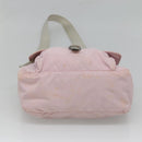 PRADA Shoulder Bag Nylon Pink Silver Auth 125599-5