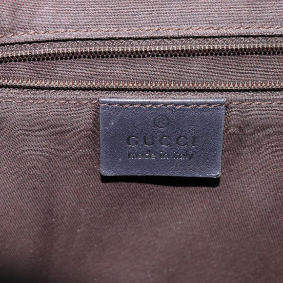 GUCCI GG Canvas Web Sherry Line Shoulder Bag Beige Gold 233608 Auth 125609