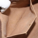 GUCCI GG Supreme Web Sherry Line Clutch Bag PVC Beige Gold 89 01 033 Auth 125610-11