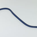 CELINE Shoulder Bag Leather Blue Gold Auth 125614-8