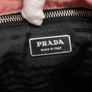 PRADA Chain Shoulder Bag Nylon Pink Silver Auth 125615-20