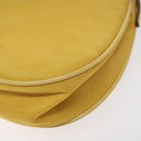 PRADA Chain Shoulder Bag Nylon Yellow Gold Auth 125617-10