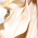 PRADA Chain Shoulder Bag Nylon Yellow Gold Auth 125617-19