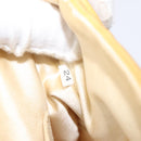 PRADA Chain Shoulder Bag Nylon Yellow Gold Auth 125617-20