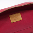 LOUIS VUITTON Monogram Vernis Sullivan Vertical Bag Pink M91259 LV Auth 125628-18