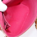 LOUIS VUITTON Monogram Vernis Sullivan Vertical Bag Pink M91259 LV Auth 125628-11