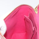 LOUIS VUITTON Monogram Vernis Sullivan Vertical Bag Pink M91259 LV Auth 125628-20