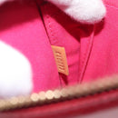 LOUIS VUITTON Monogram Vernis Sullivan Vertical Bag Pink M91259 LV Auth 125628-12