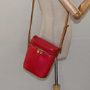 LOUIS VUITTON Monogram Vernis Sullivan Vertical Bag Pink M91259 LV Auth 125628-21