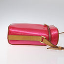 LOUIS VUITTON Monogram Vernis Sullivan Vertical Bag Pink M91259 LV Auth 125628-3