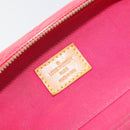 LOUIS VUITTON Monogram Vernis Sullivan Vertical Bag Pink M91259 LV Auth 125628A-18