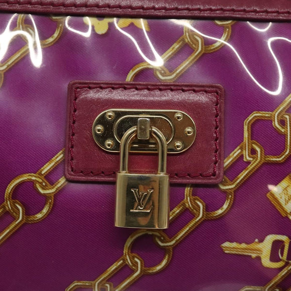 LOUIS VUITTON Monogram Charm Pochette Accessoires Fuchsia M95160 LV Auth 125630V