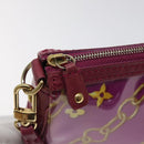LOUIS VUITTON Monogram Charm Pochette Accessoires Fuchsia M95160 LV Auth 125630V-10