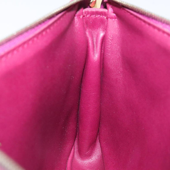LOUIS VUITTON Monogram Charm Pochette Accessoires Fuchsia M95160 LV Auth 125630V