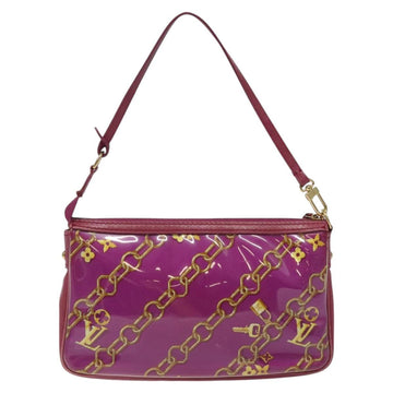 LOUIS VUITTON Monogram Charm Pochette Accessoires Fuchsia M95160 LV Auth 125630V - 0