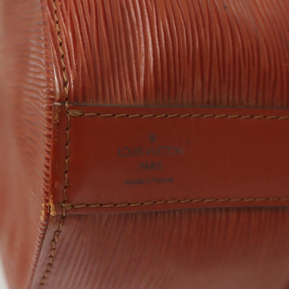 LOUIS VUITTON Epi Sac Depaule GM Shoulder Bag Brown M80193 LV Auth 125631