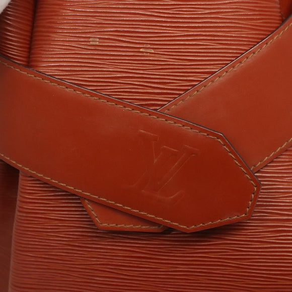 LOUIS VUITTON Epi Sac Depaule GM Shoulder Bag Brown M80193 LV Auth 125631