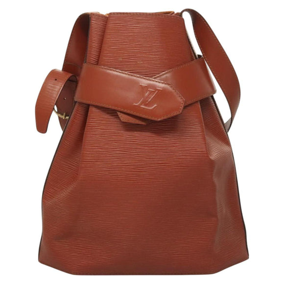LOUIS VUITTON Epi Sac Depaule GM Shoulder Bag Brown M80193 LV Auth 125631