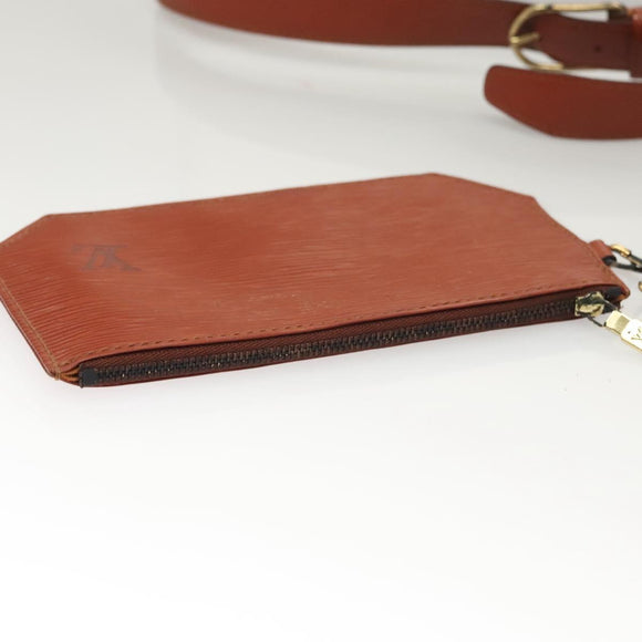 LOUIS VUITTON Epi Sac Depaule GM Shoulder Bag Brown M80193 LV Auth 125631