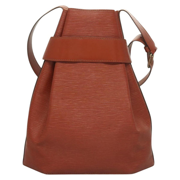 LOUIS VUITTON Epi Sac Depaule GM Shoulder Bag Brown M80193 LV Auth 125631