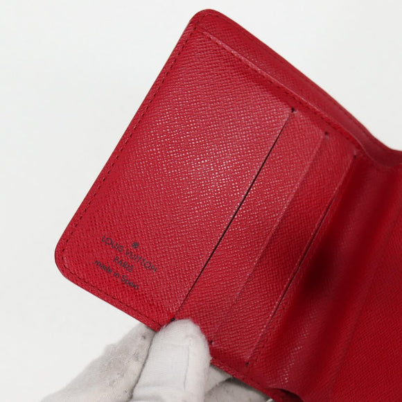 LOUIS VUITTON Monogram Cherry Compact Zip Bifold Wallet M95005 LV Auth 125635V