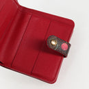 LOUIS VUITTON Monogram Cherry Compact Zip Bifold Wallet M95005 LV Auth 125635V-15