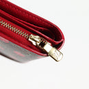 LOUIS VUITTON Monogram Cherry Compact Zip Bifold Wallet M95005 LV Auth 125635V-18