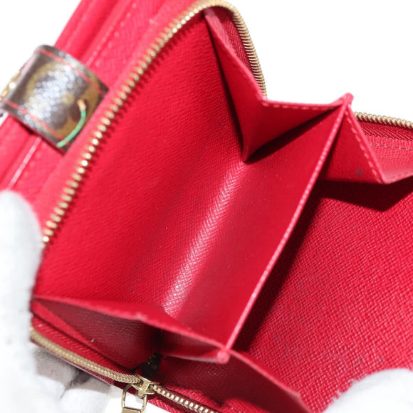 LOUIS VUITTON Monogram Cherry Compact Zip Bifold Wallet M95005 LV Auth 125635V