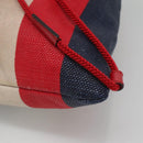 GUCCI Web Sherry Line Backpack Canvas Red Blue 473872 Auth 125637-10