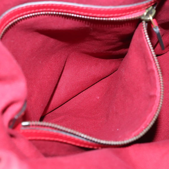 GUCCI Web Sherry Line Backpack Canvas Red Blue 473872 Auth 125637