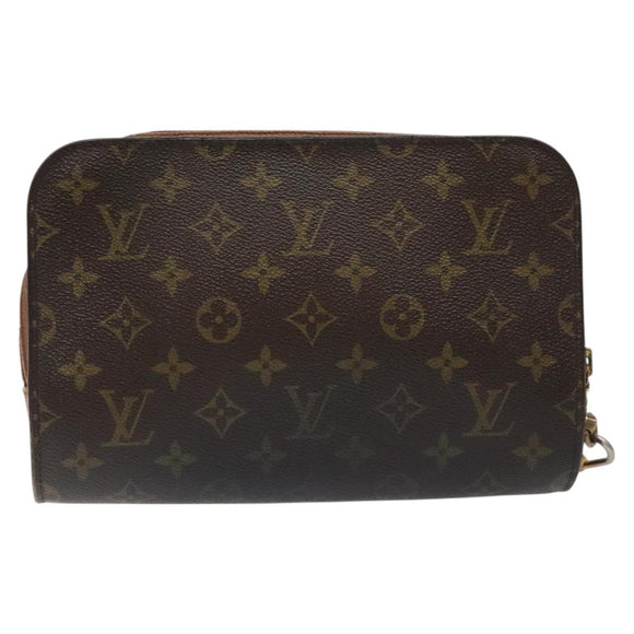 LOUIS VUITTON Monogram Orsay Clutch Bag M51790 LV Auth 125641