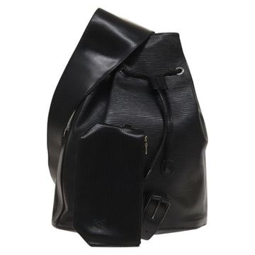 LOUIS VUITTON Epi Sac A Dos Shoulder Bag Black M80153 LV Auth 125647