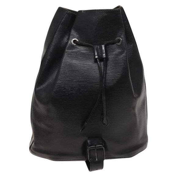 LOUIS VUITTON Epi Sac A Dos Shoulder Bag Black M80153 LV Auth 125647