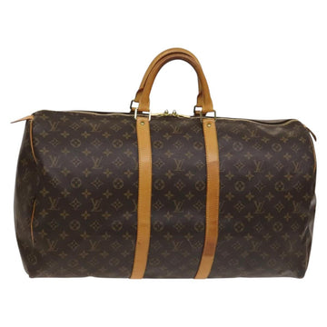 LOUIS VUITTON Monogram Keepall 55 Boston Bag M41424 LV Auth 125651
