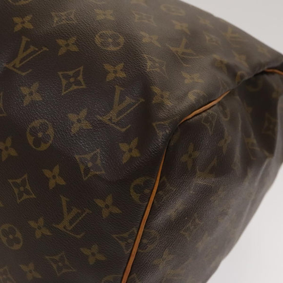 LOUIS VUITTON Monogram Keepall 55 Boston Bag M41424 LV Auth 125651
