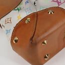 LOUIS VUITTON Monogram Multicolor Judy MM Bag 2Way White M40255 LV Auth 125654-14