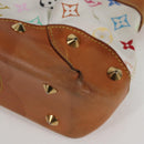 LOUIS VUITTON Monogram Multicolor Judy MM Bag 2Way White M40255 LV Auth 125654-15