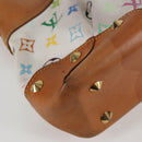LOUIS VUITTON Monogram Multicolor Judy MM Bag 2Way White M40255 LV Auth 125654-16